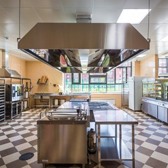 school kitchen ventilation system - nuaire