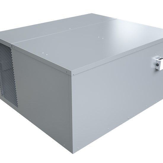 Quietscroll Twin Fan Unit - Bottom Inlet Roof Mounted Unit