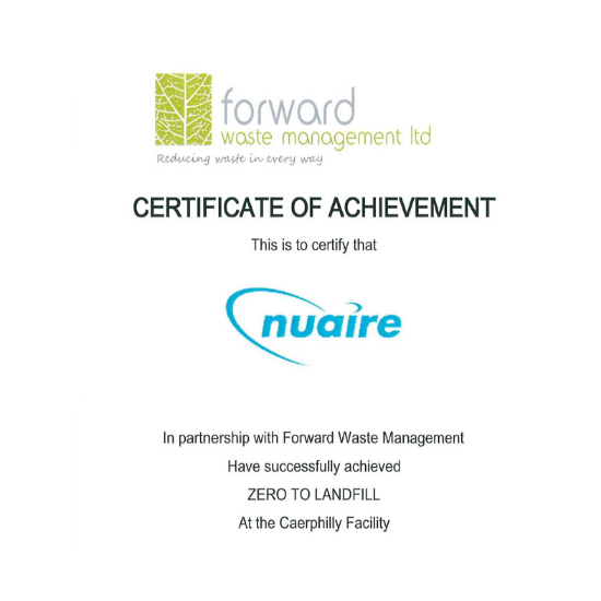 Forward Waste - Nuaire Zero to Landfill