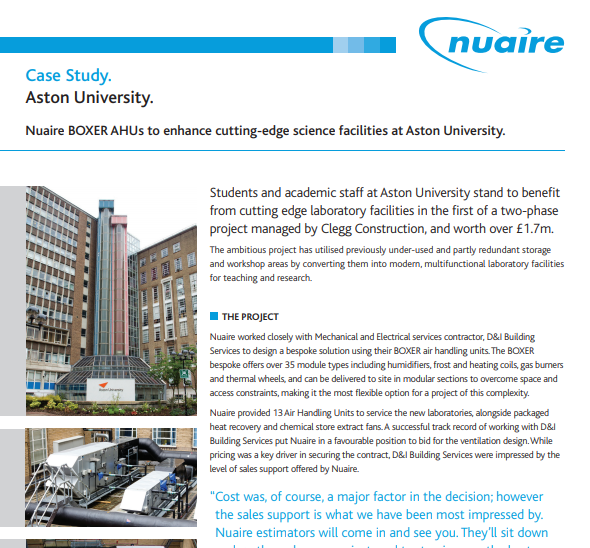 Aston University Case Study