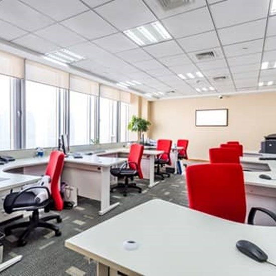 Working office